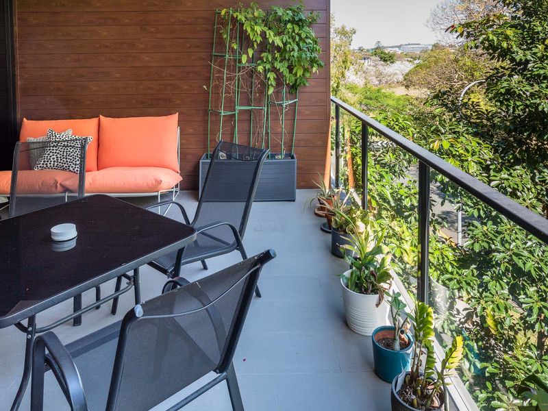 Enjoy the refreshing outdoor breeze from the balcony