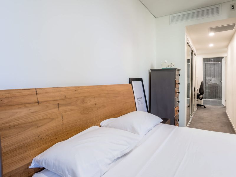 Bathroom access and a laptop-friendly workspace, all within the comfort of your bedroom