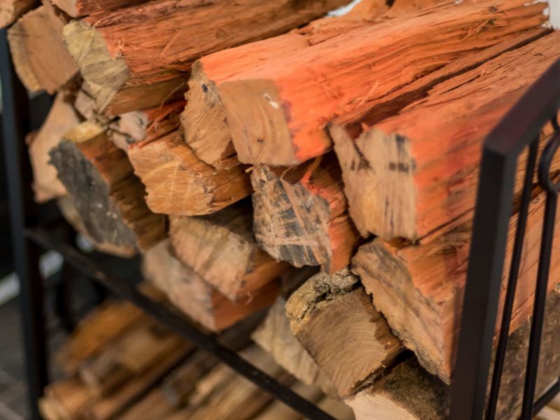 Decorative kindling and timber