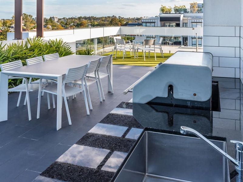 Rooftop and BBQ station