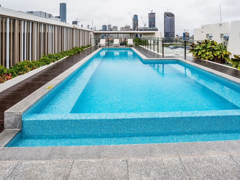 Well-maintained swimming pool