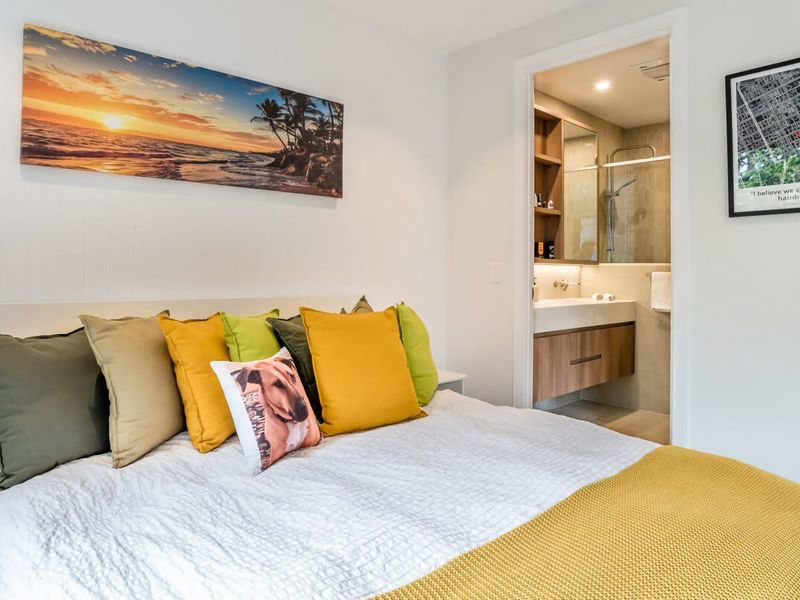 With bathroom attached