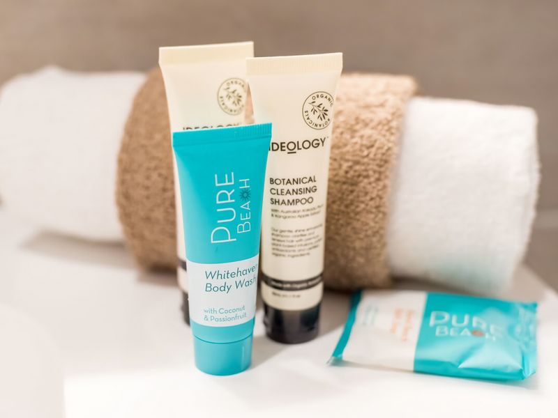 Bath essentials on us