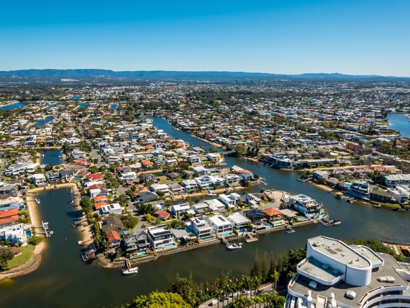 Sweeping city and beach views