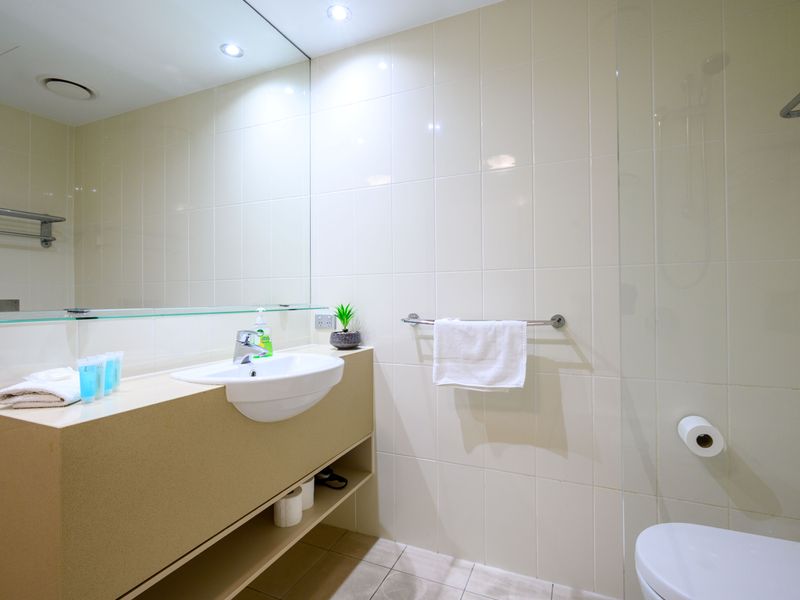 Ready for your close-up. Great lighting and plenty of counter space.