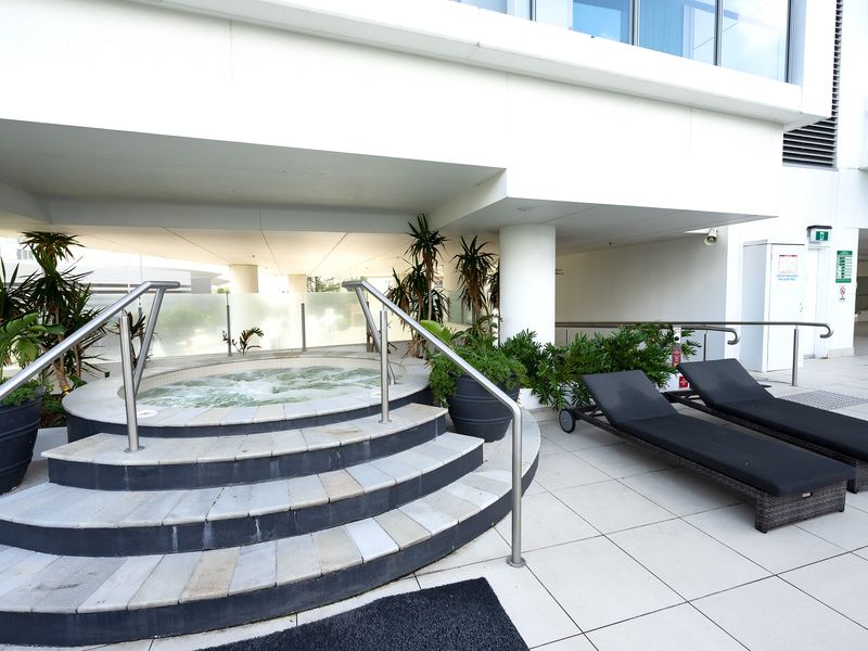 Dip into the sunshine. Pool and spa access included!