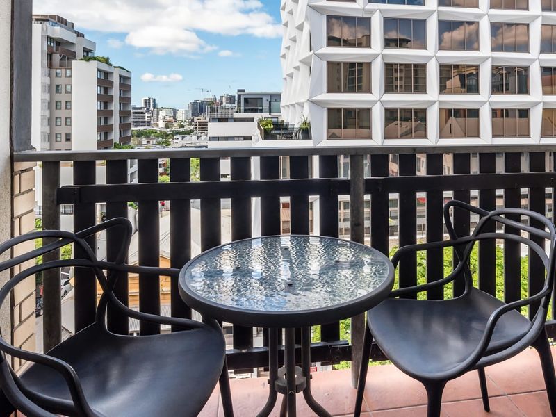 Enjoy Fortitude Valley view from the balcony
