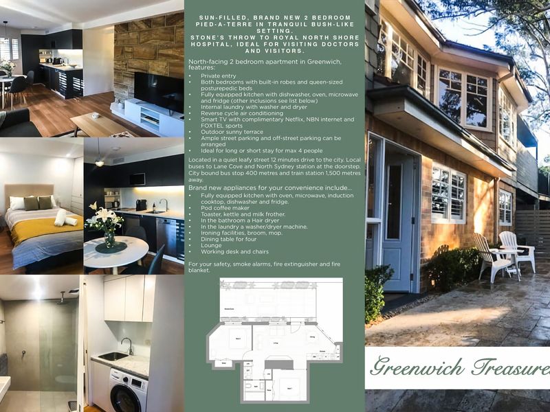 2BDR Brand New Apt Moments from RNSH St Leonards