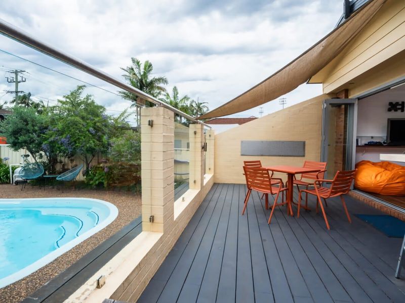 Enjoy meals or cocktails in the fresh air, with stunning views of the pool
