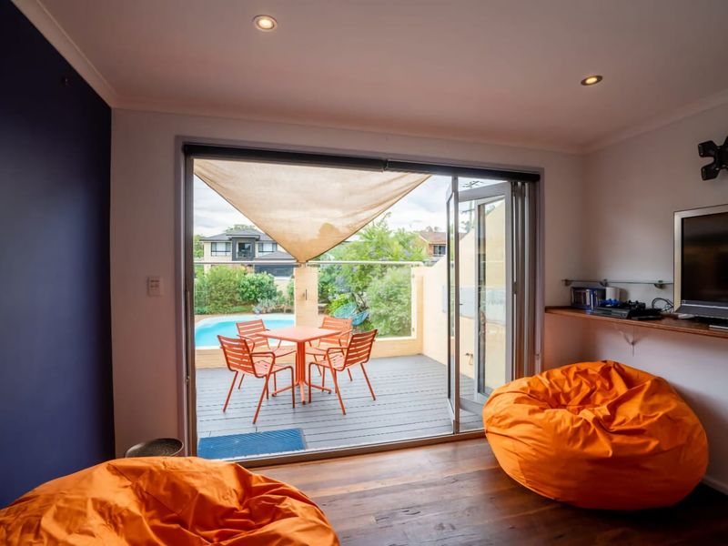 Chilled outdoor seating for lazy afternoons