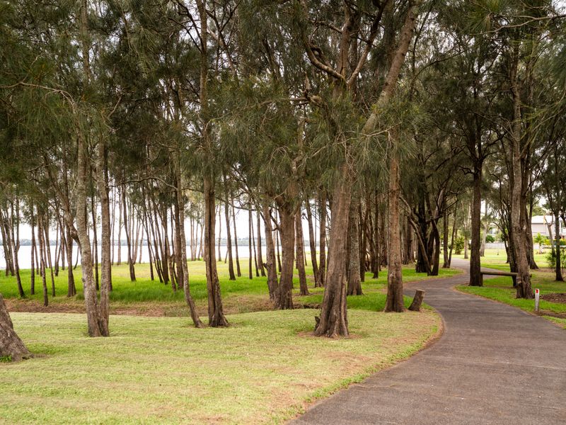 Step onto the scenic trail that winds along the lake, offering breathtaking views and the perfect setting for a peaceful walk or outdoor adventure.