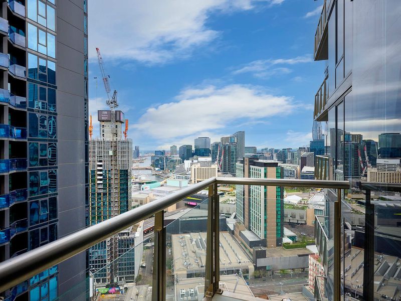 City view from balcony