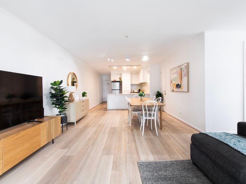 Spacious living room offering comfortable seating