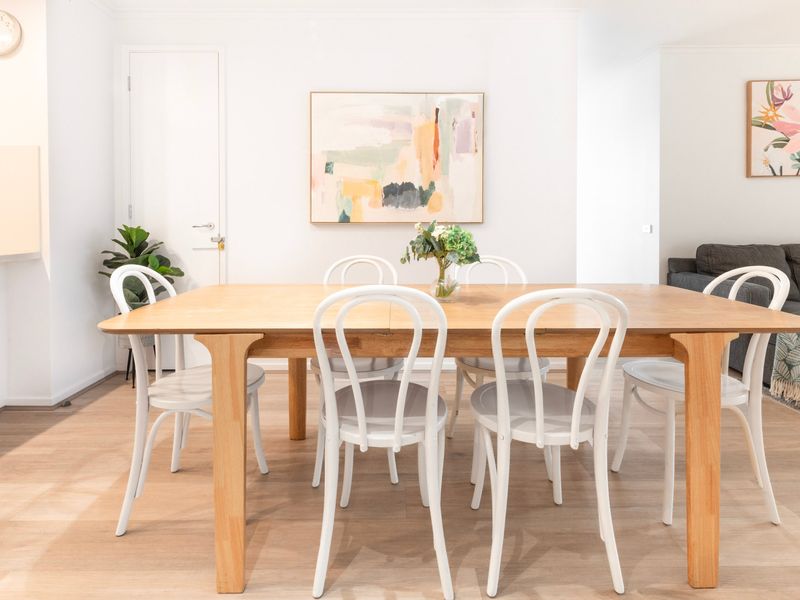 Simple and inviting space for shared meals