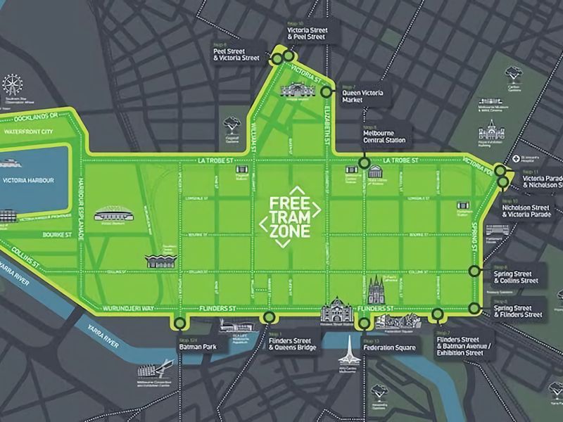 Free Tram Zone