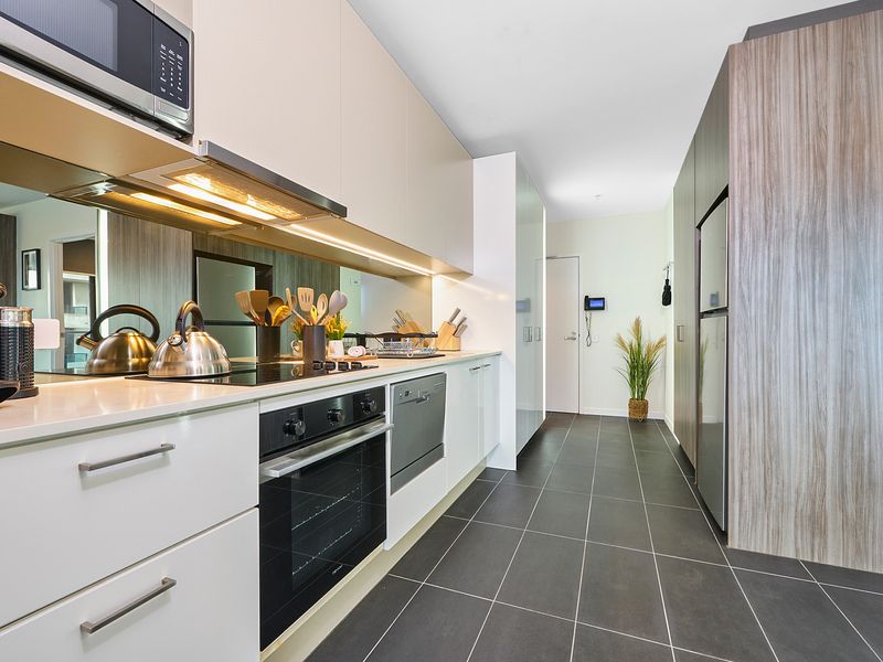 Fully equipped modern kitchen with quality appliances