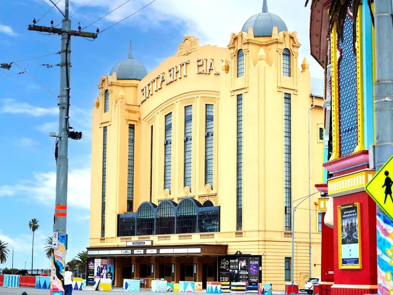 Enjoy the stunning Art Deco architecture of the Palais Theatre, home to the city’s most prestigious live performances