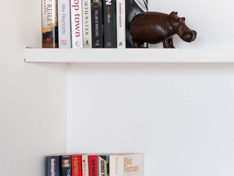 Cozy reading nook with a curated selection of books to enjoy