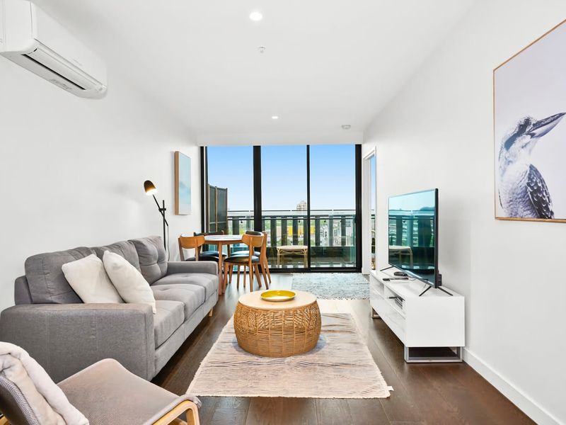 Modern CBD living space.