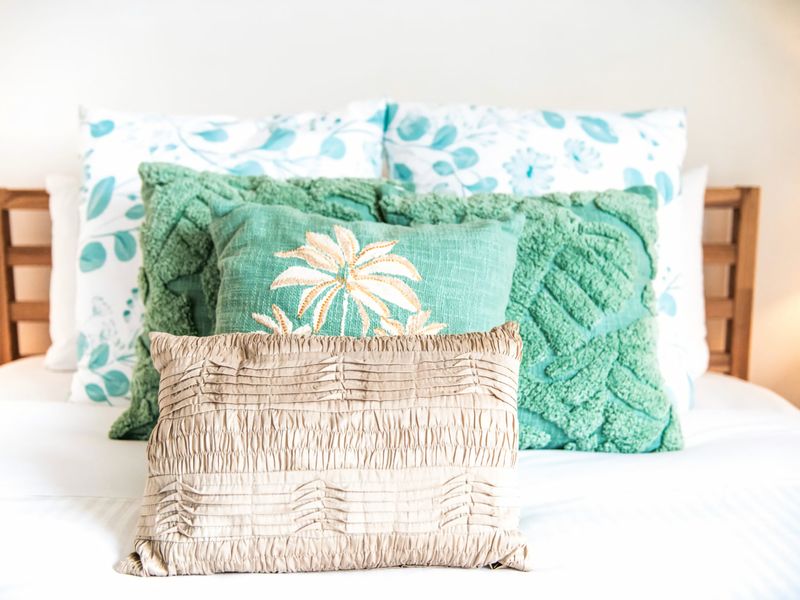 Comfortable bed and linens