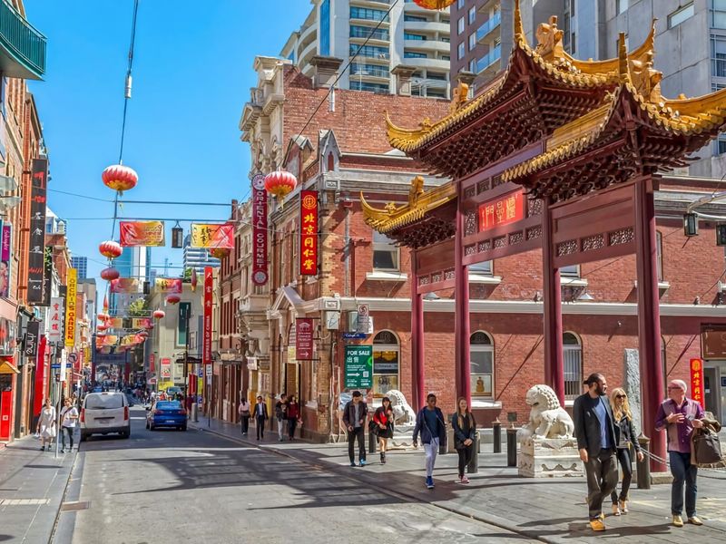 Chinatown in Little Bourke Street - 400KM away