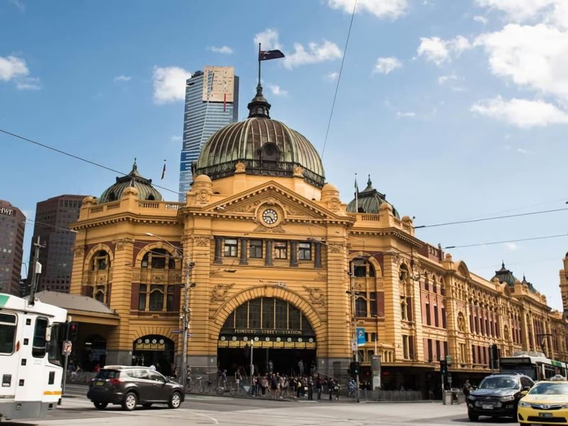 Flinders Street Station - 900m away