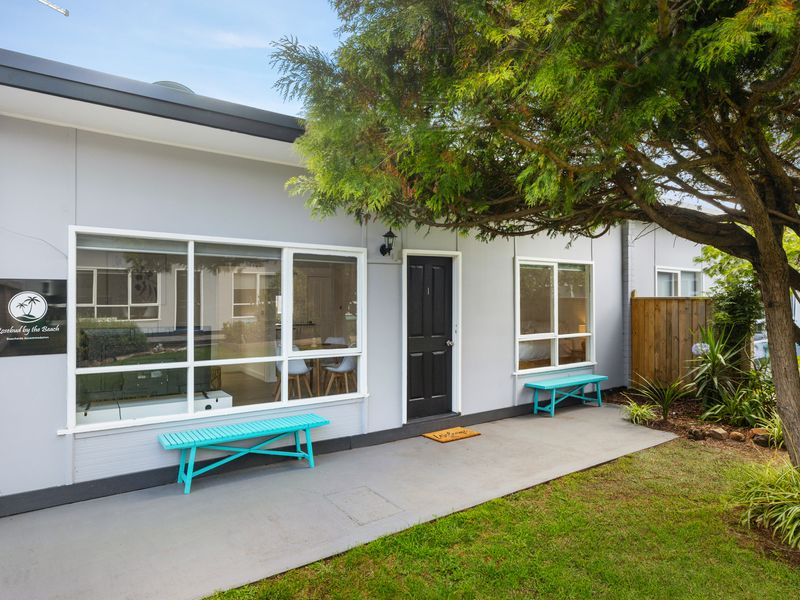 Front facade and entry to the property