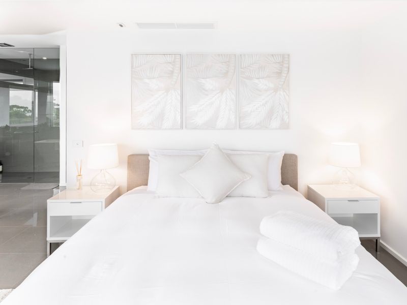 Elegant bedroom retreat with hotel-quality linens