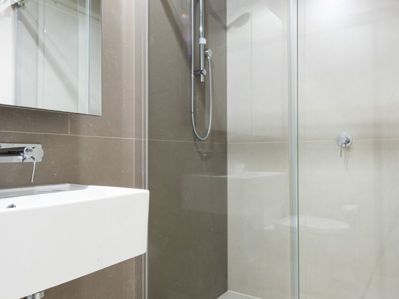 Sleek and modern shower