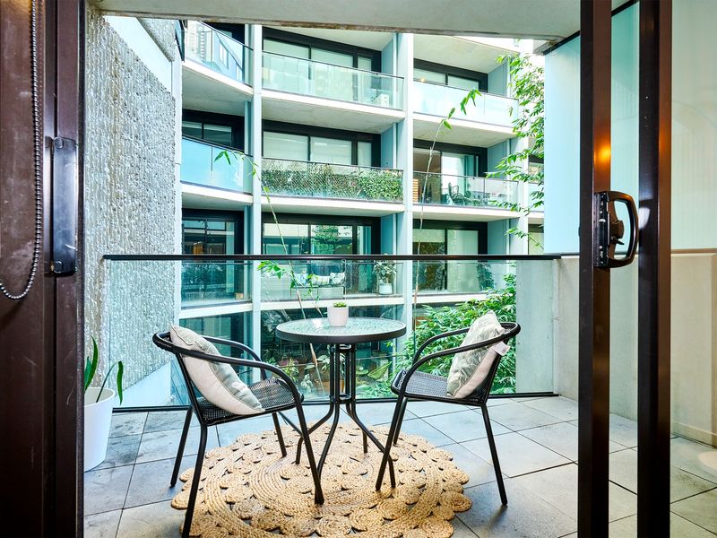 Balcony with a relaxing view