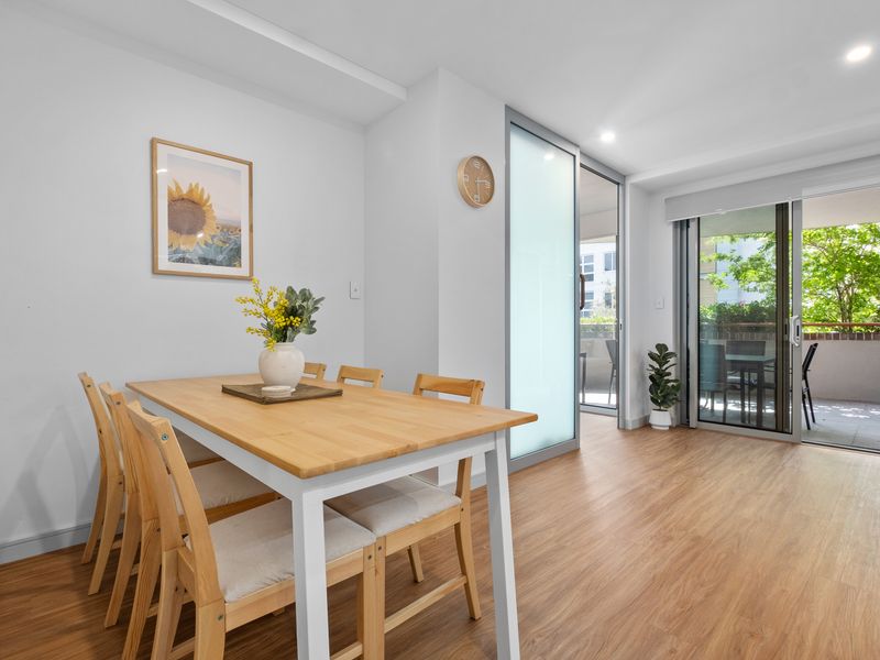 Wooden accents for cozy, stylish meals.