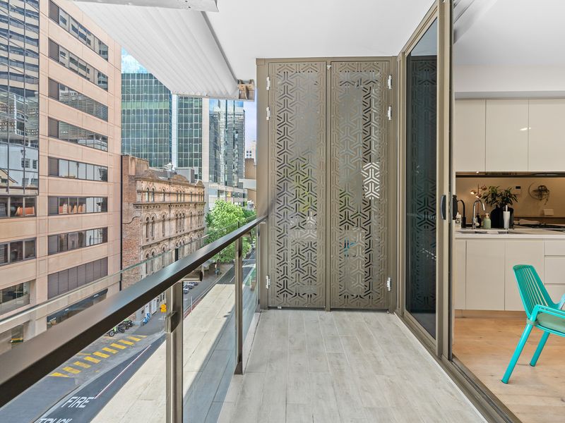 Balcony bliss: Take in the local street scene and adjacent building views from your own outdoor space.