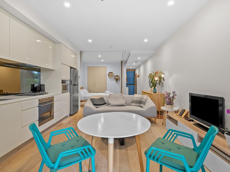 Your home away from home: Kick back on the couch, watch your favorite shows, or cook up a meal in the modern kitchen.