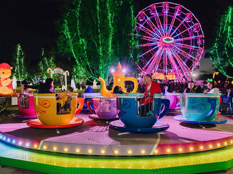 Teacup Ride at Hunter Valley Gardens