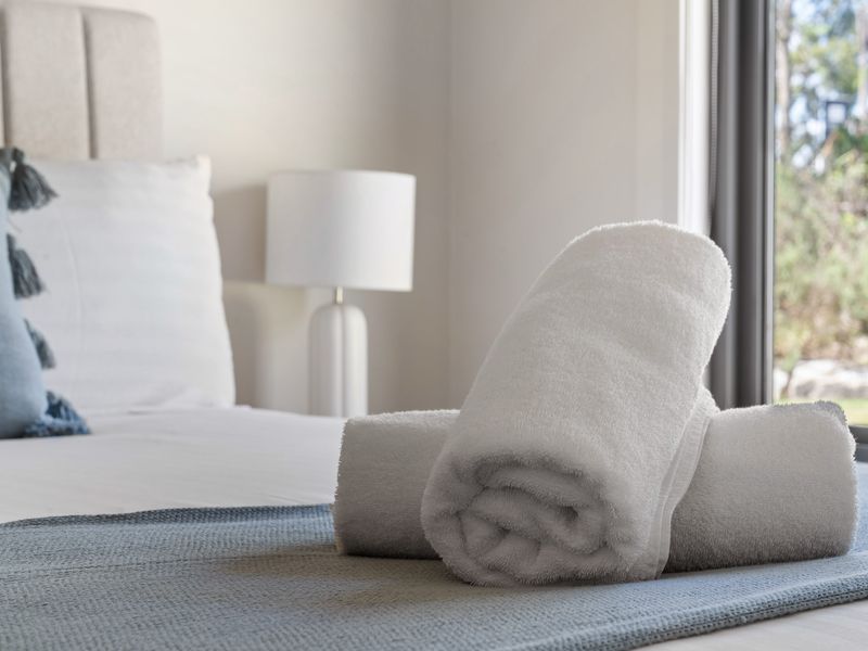 Crisp and fresh towels provided