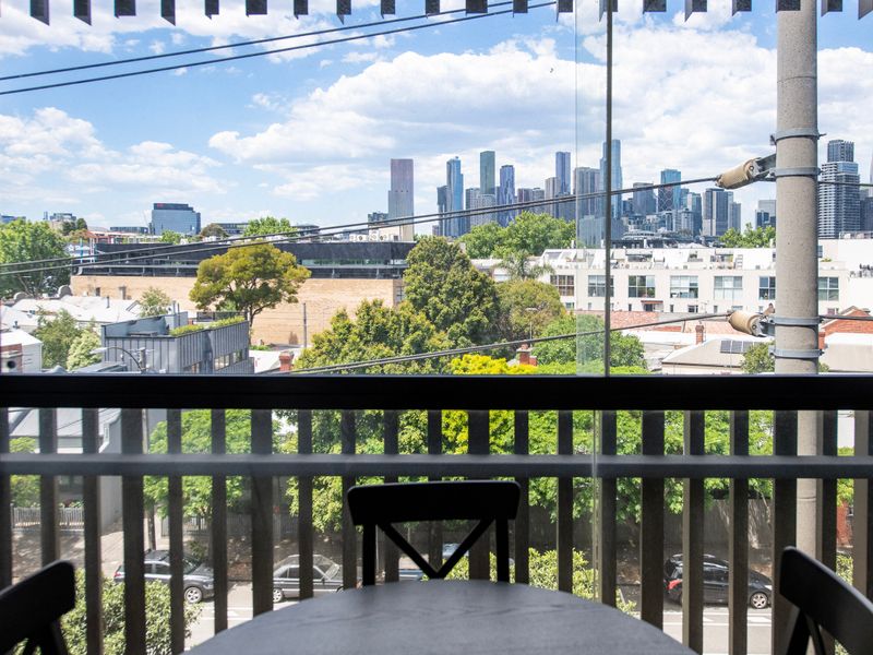 Enjoy the tranquil street view from the comfort of your apartment.