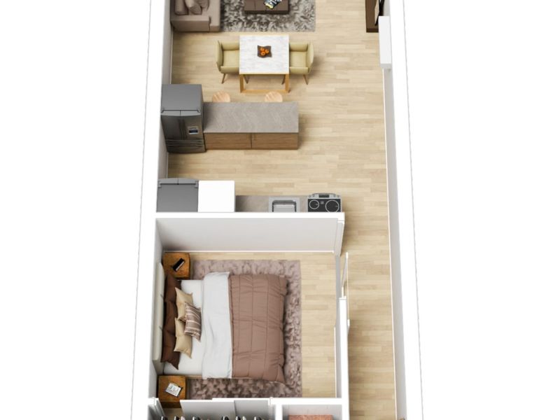 Bright & Comfortable 1BR in West Melbourne