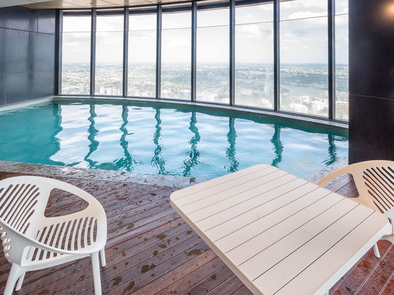 Enjoy a dip in the indoor pool