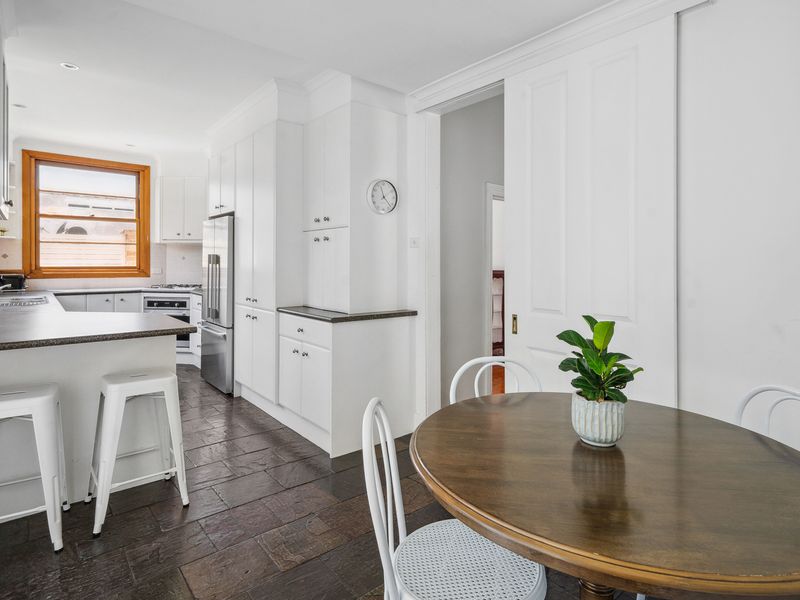 Modern kitchen with ample counter space and updated appliances.