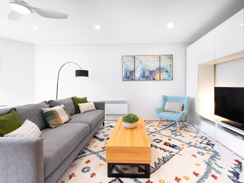 Chic and modern living area