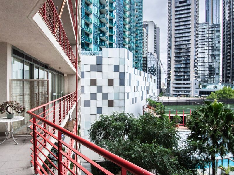 Private balcony to enjoy lush greenery and city views