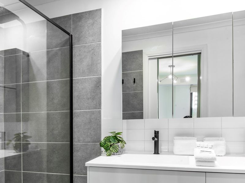 Clean and modern bathroom