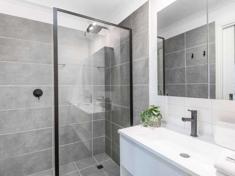 Private bathroom designed for convenience and comfort