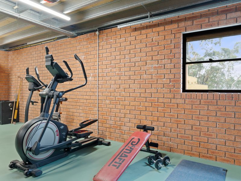 Stay active during your stay with the available elliptical trainer and workout bench.