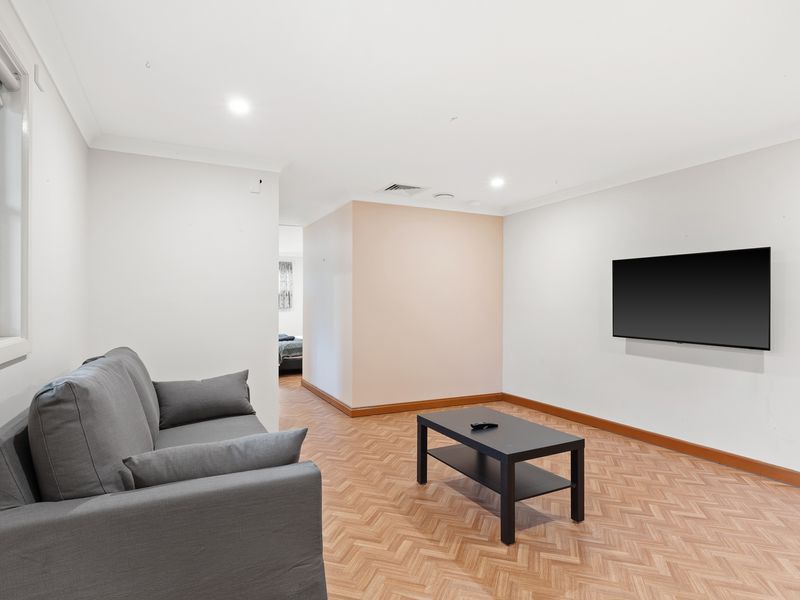 Modern amenities and cozy décor providing a welcoming and peaceful space to relax.