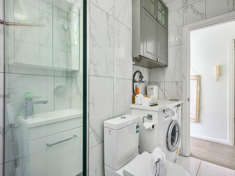 Bathroom with Laundry Essentials