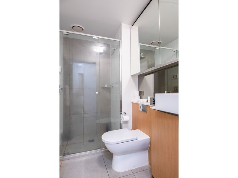 Bathroom with shower and toilet