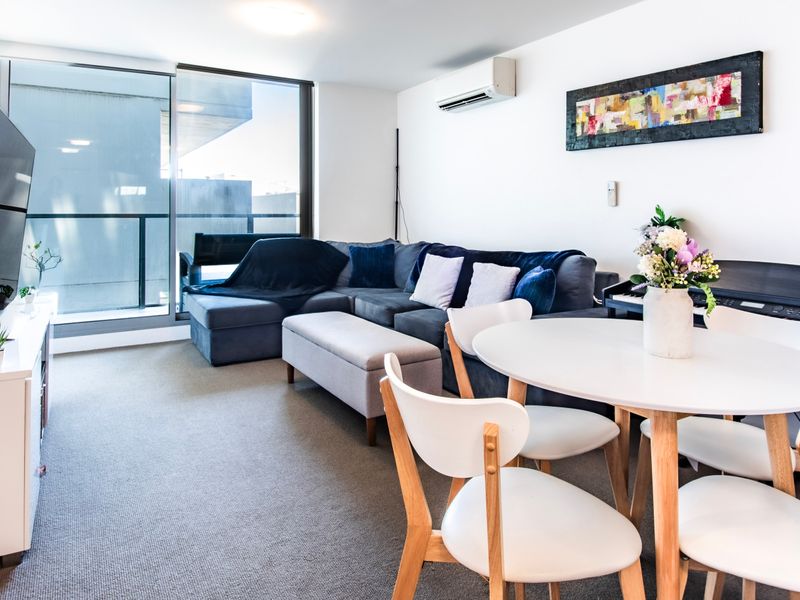 Spacious seating, warm lighting, and thoughtful design touches