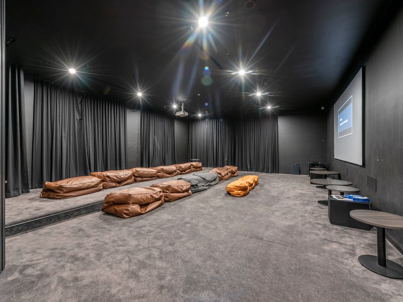 Comfortable private cinema room
