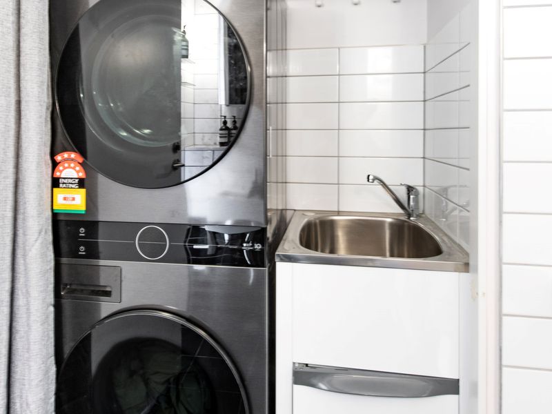Convenience is key with your own private laundry area, complete with washer and dryer.